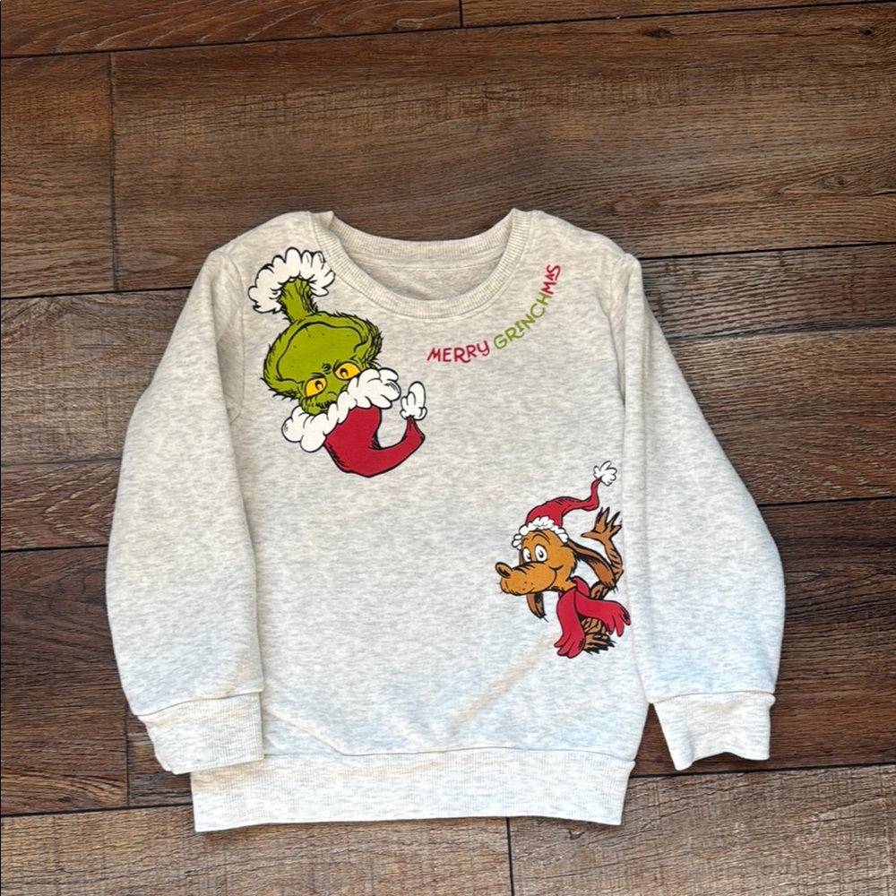 Gray Grinch and Max Sweatshirt